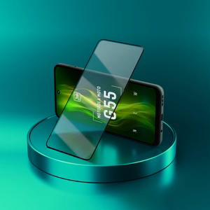 Rūdītais stikls 3mk HardGlass Max Lite Black priekš Motorola Moto G55 5G