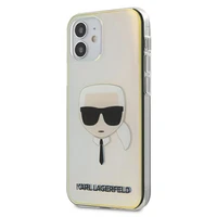 Karl Lagerfeld daudzkrāsains Karl's Head viedtālruņa apvalks iPhone 12 mini
