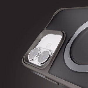 Etteri Matt Mag Ring case for iPhone 16 6,1" grey