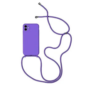 STRAP Silikona viedtālruņa apvalks IPHONE 11 PRO (m) - violeta