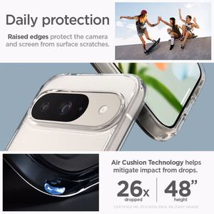 Чехол Spigen Ultra Hybrid для Google Pixel 9 / 9 Pro - прозрачный