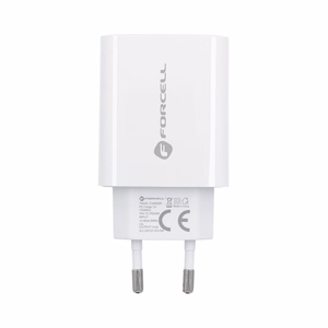 Зарядное устройство Forcell F-Energy USB C QC4.0 PD 3A 20W + кабель USB C - Lightning TFK-TC-20WPD белое