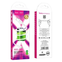 Kabelis USB A uz USB C Hoco 3A 1 m X83 balts