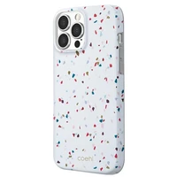 Uniq Coehl Terrazzo viedtālruņa apvalks iPhone 13 Pro Max - balta