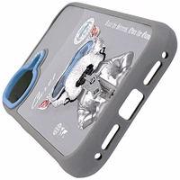 Nimmy Cool&Cute 2.0 nag viedtālruņa apvalks iPhone 17 - pelēks