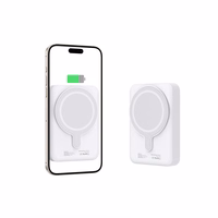 Tech-Protect LifeMag PB11 portatīvais lādētājs ar MagSafe 10000mAh 15W USB-C portu - balta + USB-C kabelis