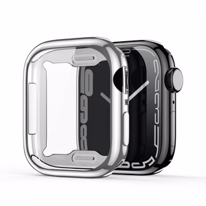 Maciņš Dux Ducis Samo priekš Apple Watch 7 45mm sudrabs (ar LCD aizsargstiklu)