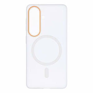 GO ORANGE macins saderigs ar MagSafe SAMSUNG S26 caurspidigs