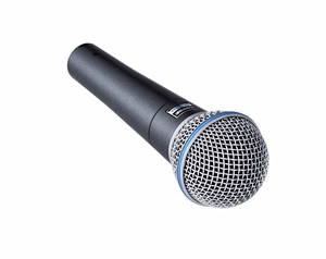 Shure BETA 58A – vadu dinamiskais vokālais mikrofons, tumši pelēks