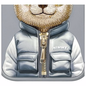 Nimmy Cool&Cute 2.0 viedtālruņa apvalks iPhone 15 Pro - pelēks