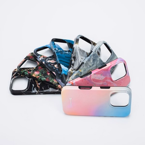 FORCELL F-PROTECT Mirage, militāri pārbaudīts apvalks ar MagSafe, saderīgs ar IPHONE 15 rozā marmors