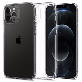 Spigen Ultra Hybrid apvalks viedtālrunim iPhone 12 / 12 Pro - Skaidrs
