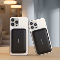 Ārējā baterija Power Bank Joyroom JR-W020 20W Magnētiskā bezvadu 10000mAh melna