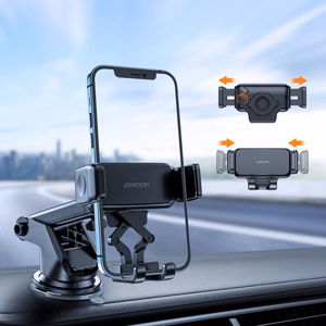 Auto turētājs Joyroom v1 "JR-ZS283" Melns (nav magnētisks / līmēšanas paliktnis)