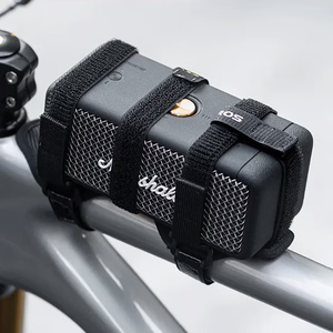 Rockbros 50210064001 Velcro velosipēda siksna Bluetooth skaļrunim vai ūdens pudelei - melna