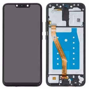 LCD ekrāns Huawei Mate 20 Lite ar skārienjūtīgo ekrānu ar rāmi melns ORG