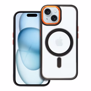 COLOR EDGE MAG COVER viedtālruņa apvalks saderīgs ar Magnētisko IPHONE 15 melna zelta