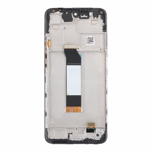 Ekrāns Xiaomi Redmi Note 10 5G / Redmi Note 10T 5G / Poco M3 Pro 5G ar skārienjutīgo stiklu un rāmīti melns OEM