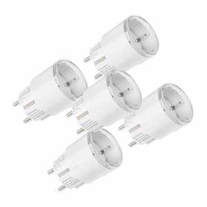 Набор из 5 умных розеток Shelly Plug S MTR Gen3 12A (белые)