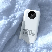 Dudao K13 10000mAh portatīvais lādētājs ar iebūvētu kabeli - balta