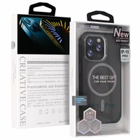 Smooth Feeling Magsafe Viedtālruņa apvalks Iphone 15 Plus melns