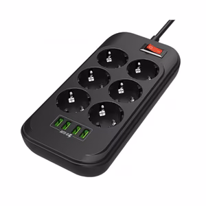 ColorWay 10 A Power Socket CW-CHE64B 17 W