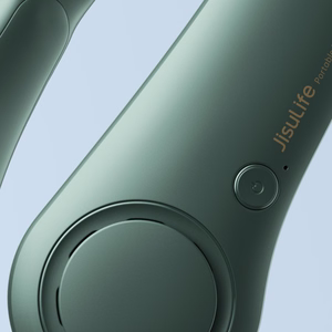Jisulife Life3 pārnēsājams USB kakla ventilators, zaļš