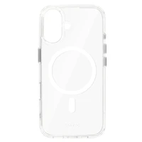 Liavec Spīdīgs Magnētiskais Caurspīdīgs viedtālruņa apvalks Iphone 16 balta