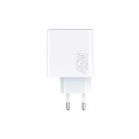 Maxlife MXTC-07-45AC PD QC lādētājs 1x USB-C 1x USB 45W balts