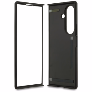 Viedtālruņa apvalks GUESS SAMSUNG Z Fold7 GUHCZFD74GMGGR (4G PU ar lielu logotipu) melns