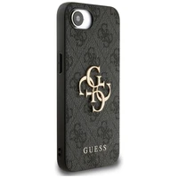Guess 4G Big Logo apvalks iPhone 16e - Melns