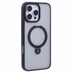 Telefona maciņš X-Level Pithy Stone II priekš Apple iPhone 16 Pro melns