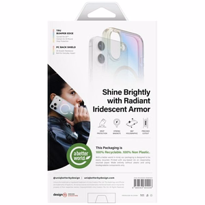 Uniq Iridescia Magclick uzlādes apvalks viedtālrunim iPhone 17 - daudzkrāsains