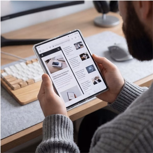 Tech-Protect FlexAir Hybrid maciņš modelim Samsung Galaxy Z Fold 8 Ultra – caurspīdīgs