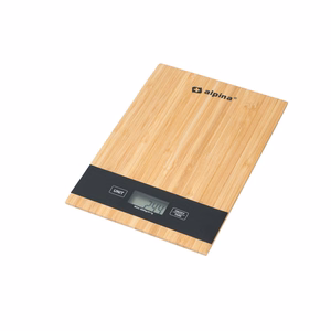 Alpina digitālie bambusa virtuves svari, līdz 5 kg