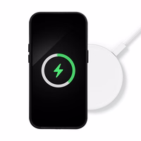 LEATHER MAG COVER viedtālruņa apvalks IPHONE 16 Plus melns