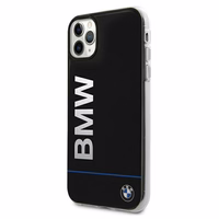 BMW Signature drukāts logotips apvalks iPhone 11 Pro Max - melns
