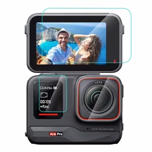 Закалённое стекло 3в1 PULUZ для Insta360 Ace Pro (PU951T)