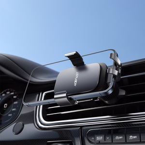 Acefast D59 gravitācijas auto telefona turētājs gaisa ventilācijas atverē - pelēks