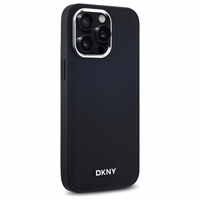 DKNY Vienkāršs logotips Magnētiskais viedtālruņa apvalks iPhone 14 Pro Max - melns