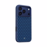 Benks Magnetic Armor Pro Armor Grid Kevlar Case Metal Frame 600D (YB70) priekš Iphone 17 Pro Max blue