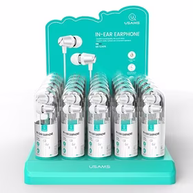 USAMS komplekts 30 gab. austiņas EP-42 3,5 mm balts SJ475HSTZ02