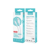 BWOO kabelis USB - Lightning 1m 3A balts X172L