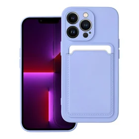 Karteņu viedtālruņa apvalks IPHONE 13 Pro violets