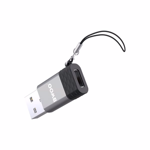 BWOO адаптер USB-C - USB серый OTG BZ-38