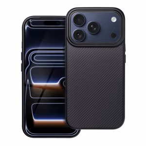 Чехол для iPhone 17 PRO Carbon Elite Mag Cover совместим с MagSafe чёрный