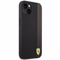Viedtālruņa apvalks Ferrari FEHCP14MAXBK iPhone 14 Plus 6.7 melns ogļu šķiedras apvalks