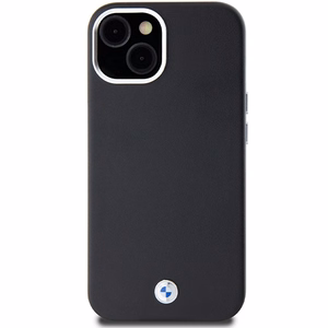 BMW Signature Wrapped Metal Magnētiskais viedtālruņa apvalks iPhone 15/14/13 - melns