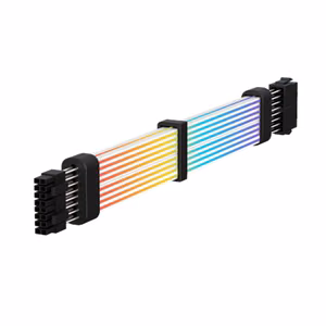GameMax VGA/CPU 2x8PIN-B – ARGB PSU extension cable, 2 × 8-pin graphics card/CPU, black