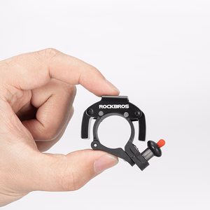 Rockbros 34210006001 C formas velosipēda zvaniņš – melns